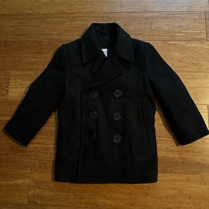 Gap Kids Peacoat in Black Toddler Size XS (4-5 yrs)